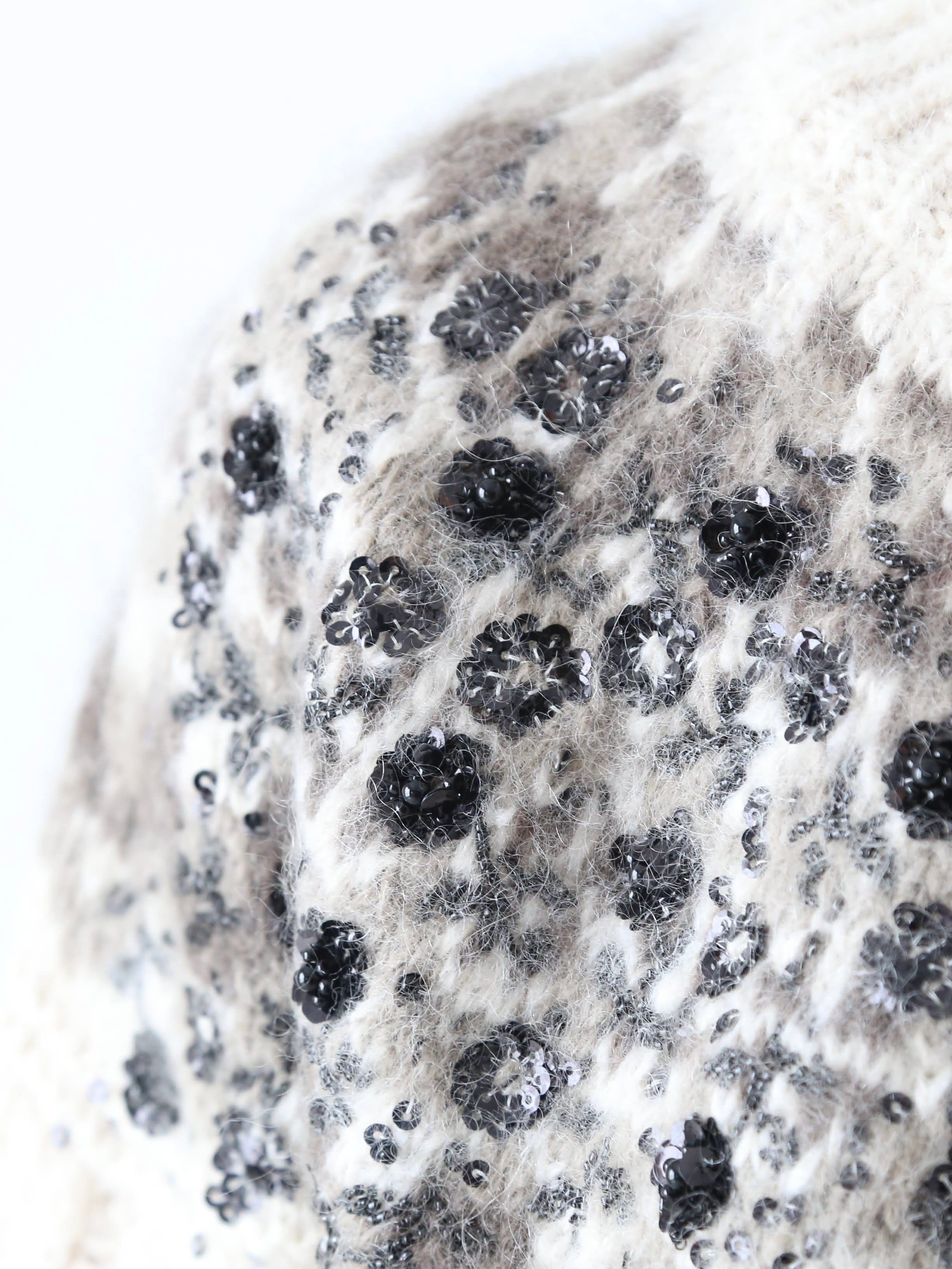 tao ノルディック柄スパンコール刺繍セーター [TP-N002-051]