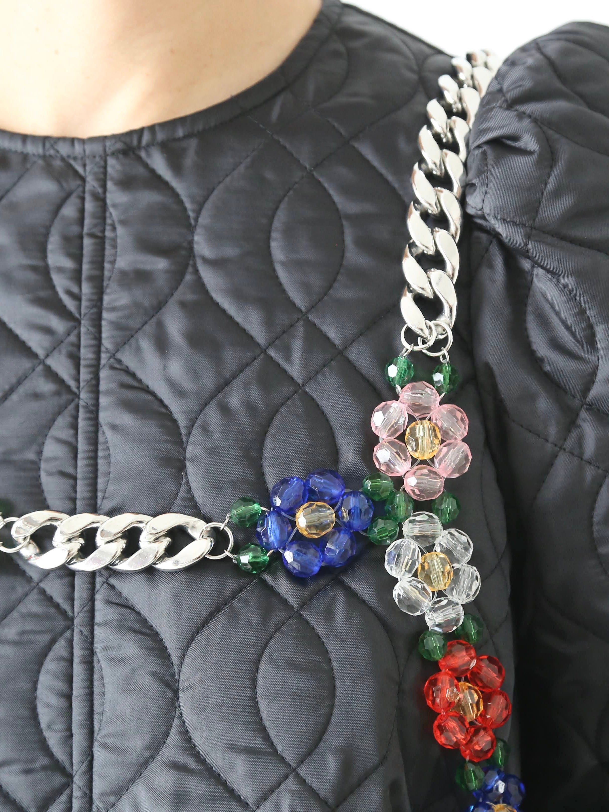 noir kei ninomiya ビーズ×チェーンハーネス [3P-V018-051]