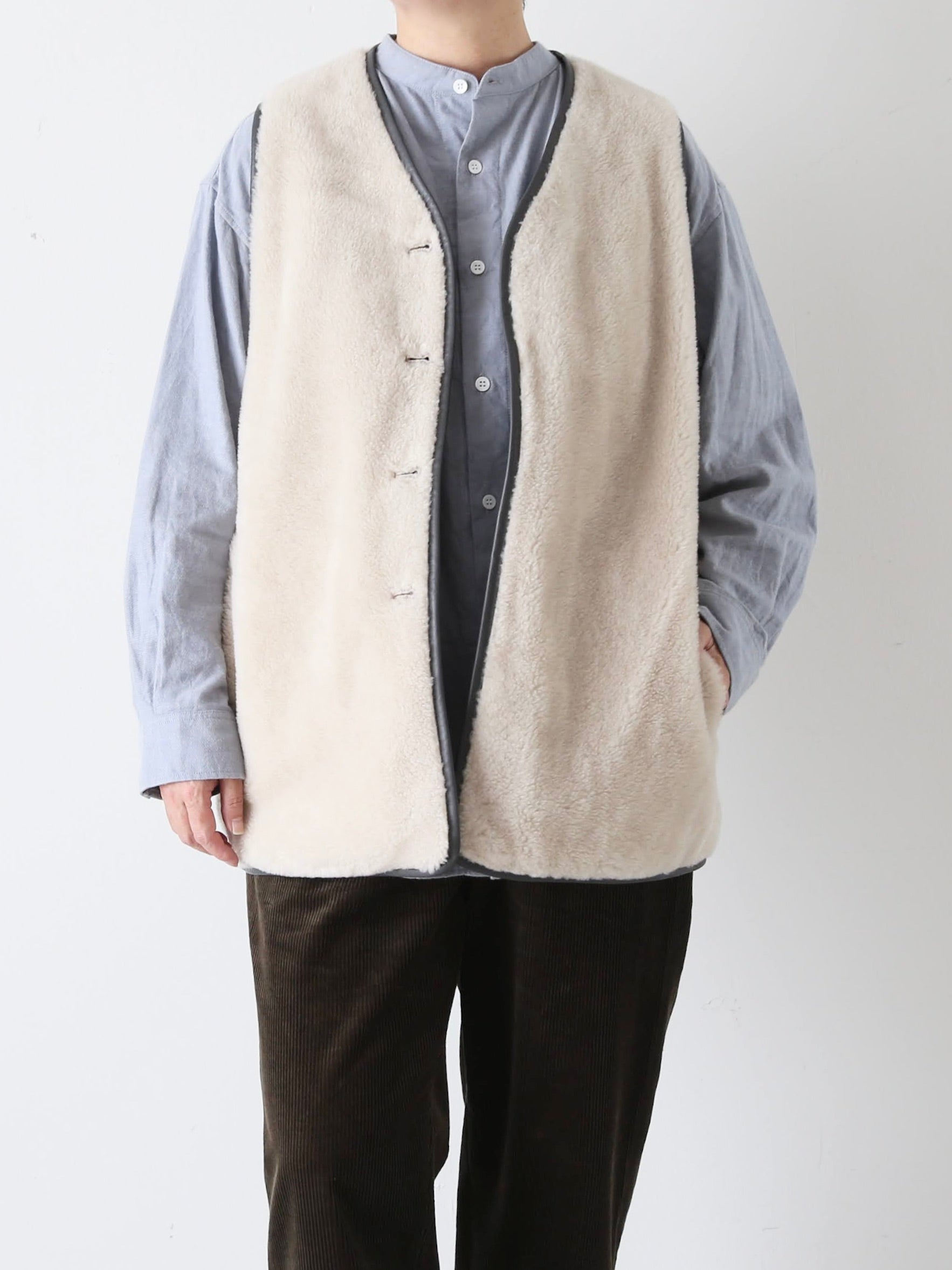 TOUJOURS リバーシブルライナーベスト [YM43NV03]