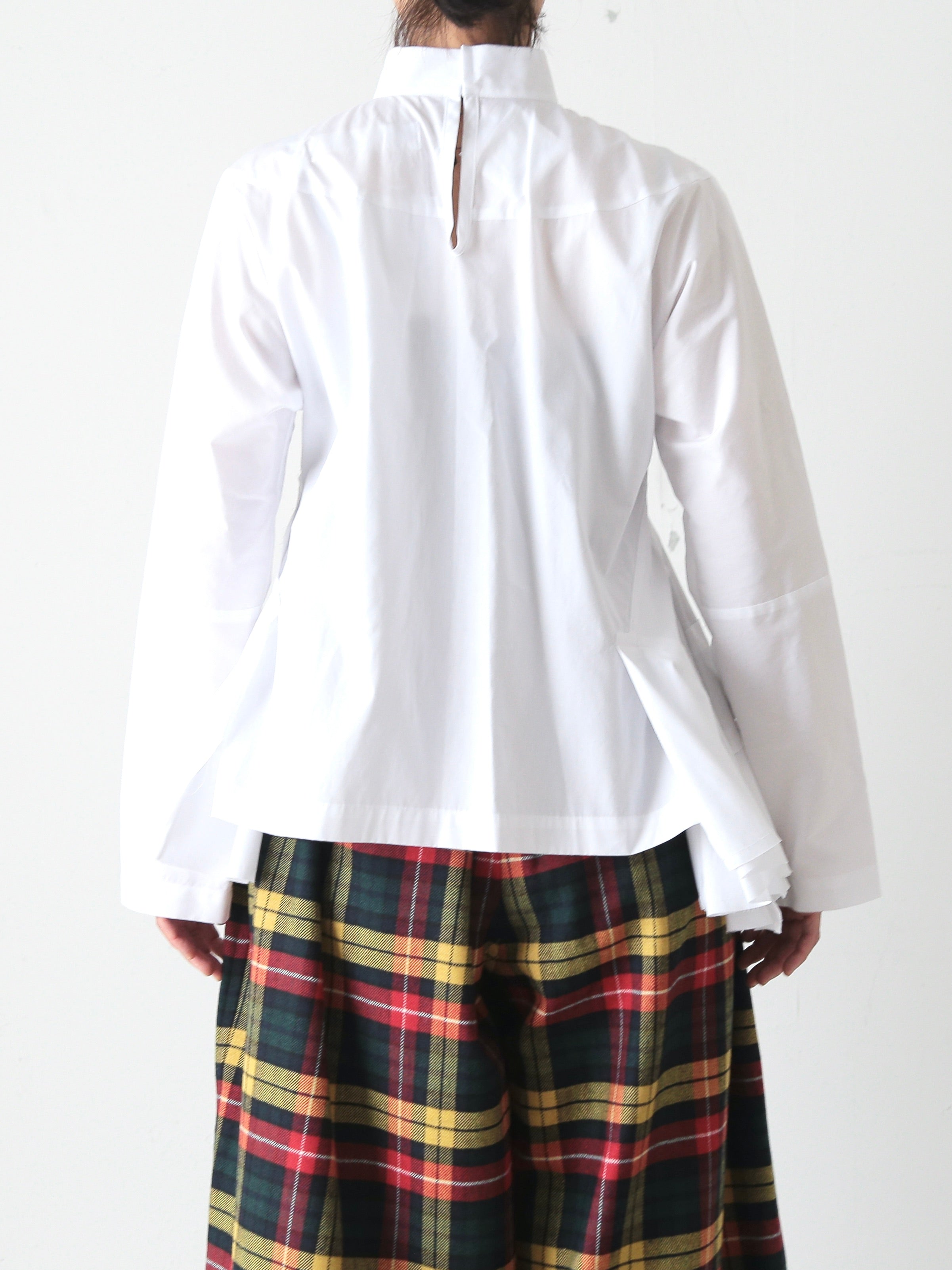 tao 綿ブロードブラウス(ハイネック) [TP-B016-051]