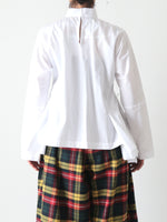 画像をギャラリービューアに読み込む, tao 綿ブロードブラウス(ハイネック) [TP-B016-051]
