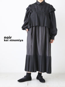 noir kei ninomiya エステルギャバジンワンピース [3R-O006-051] – CREER