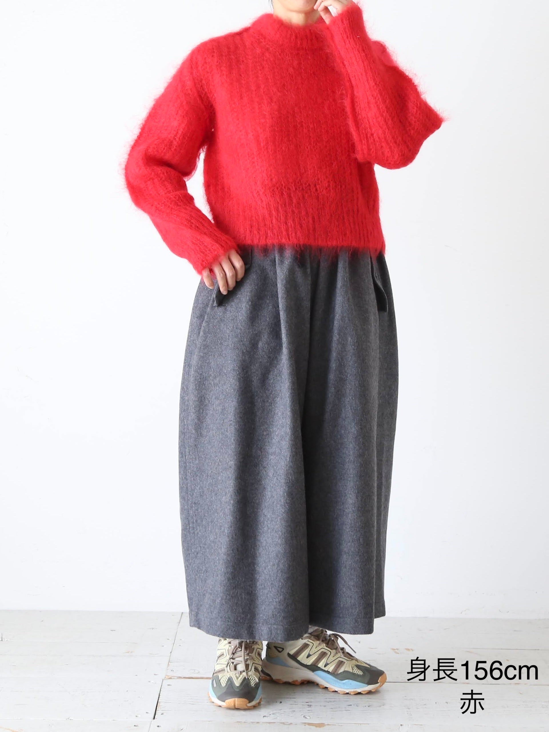 tao ウール片畔起毛加工セーター [TP-N008-051]