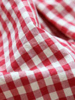 画像をギャラリービューアに読み込む, R&amp;D.M.Co- ギンガムチェックゴムパンツ [7608]
