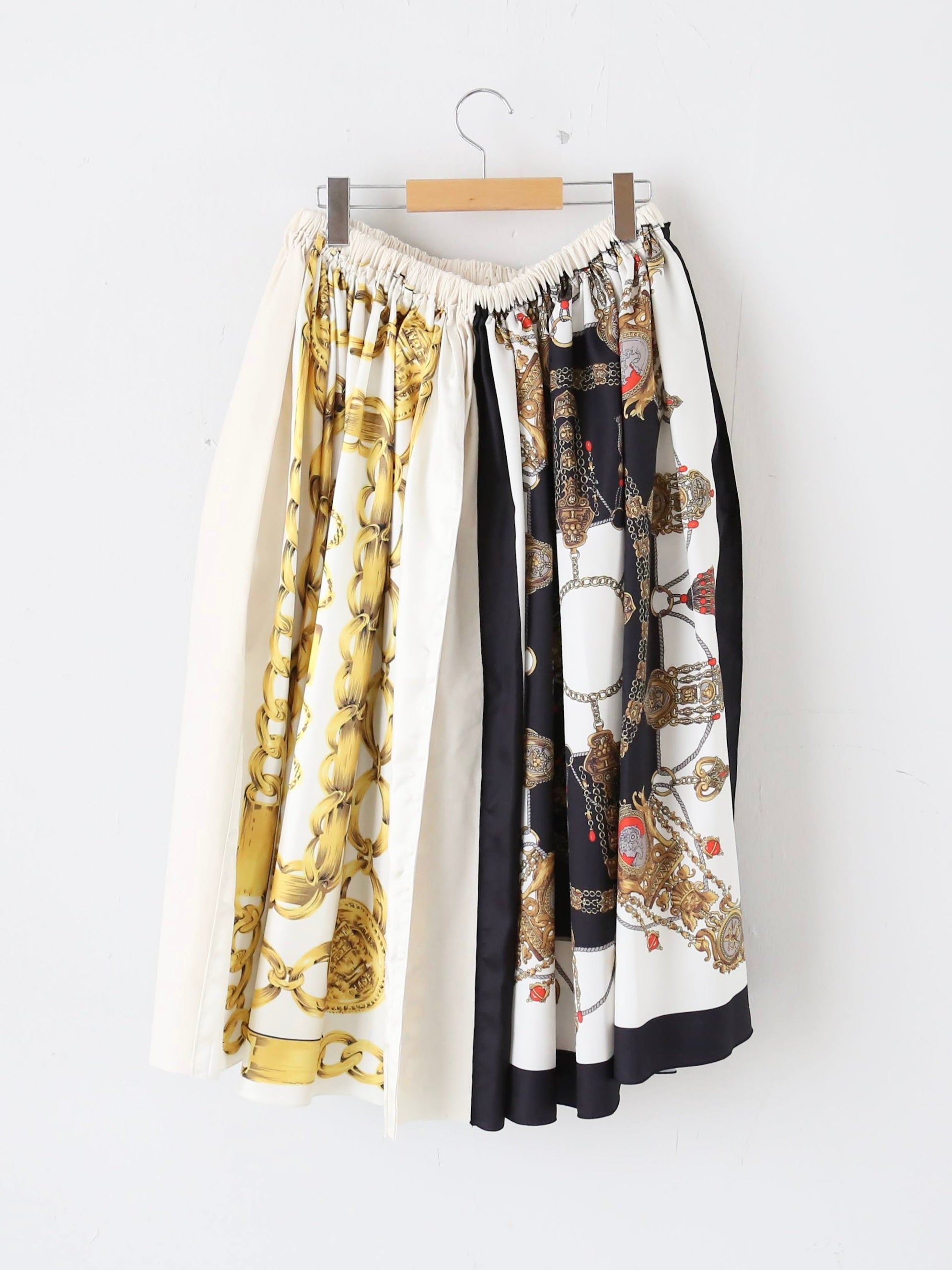 tao エステルスカーフ柄プリントMIXスカートA柄 [TP-S016-051-A]