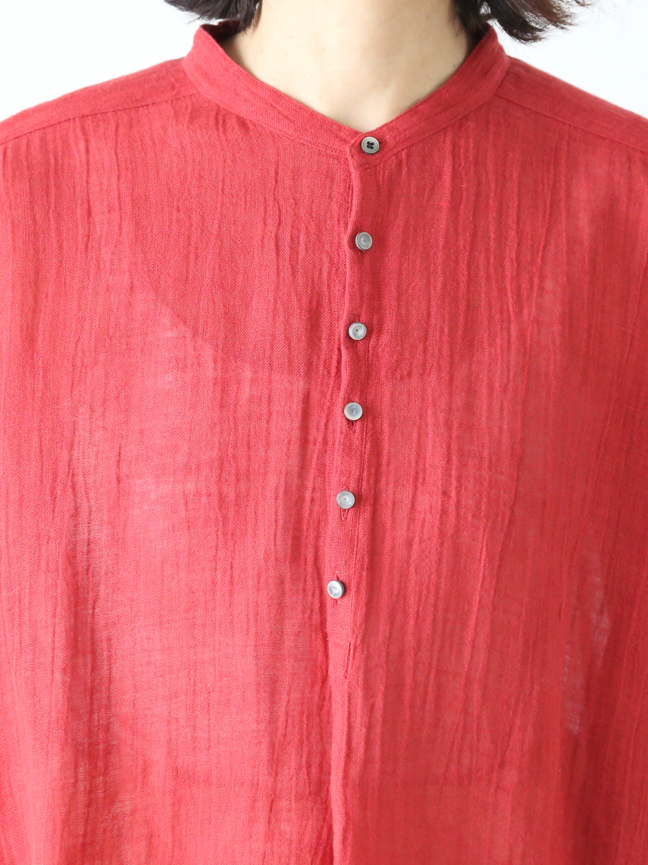 suzuki takayuki ガーゼプルオーバーブラウス [A261-04]