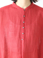 画像をギャラリービューアに読み込む, suzuki takayuki ガーゼプルオーバーブラウス [A261-04]
