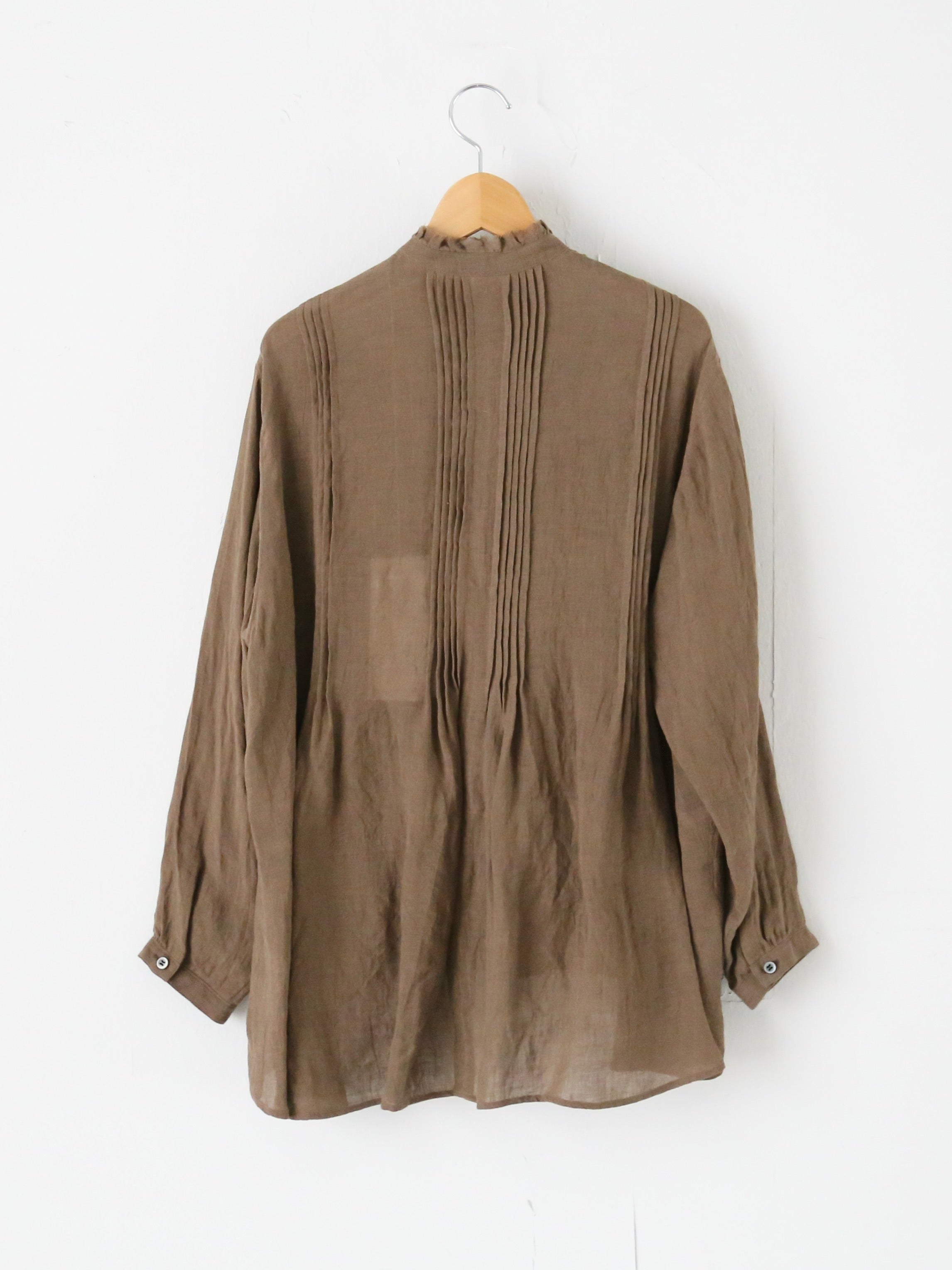 suzuki takayuki ピンタックブラウス [A261-06]