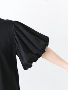 noir kei ninomiya 綿ポンチ バルーンスリーブ Tシャツ コットン100