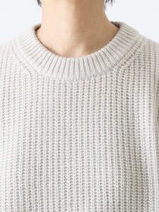 TOUJOURS リブステッチクルーネックビッグプルオーバー [VM43XK03] – CREER