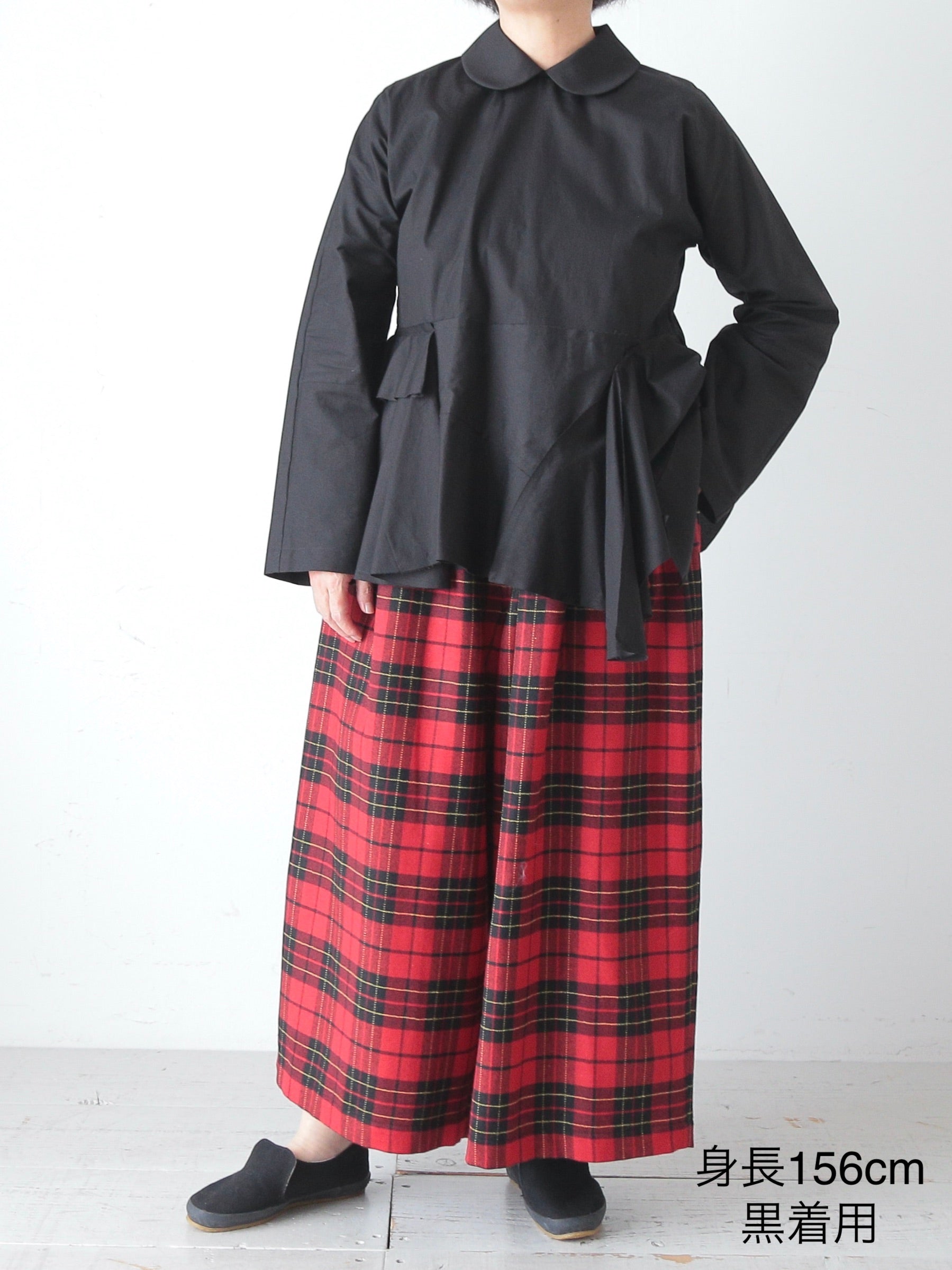 tao 綿ブロードブラウス(襟) [TP-B017-051]