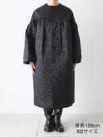 画像をギャラリービューアに読み込む, noir kei ninomiya エステルツイルキルトコート [3P-C003-051]
