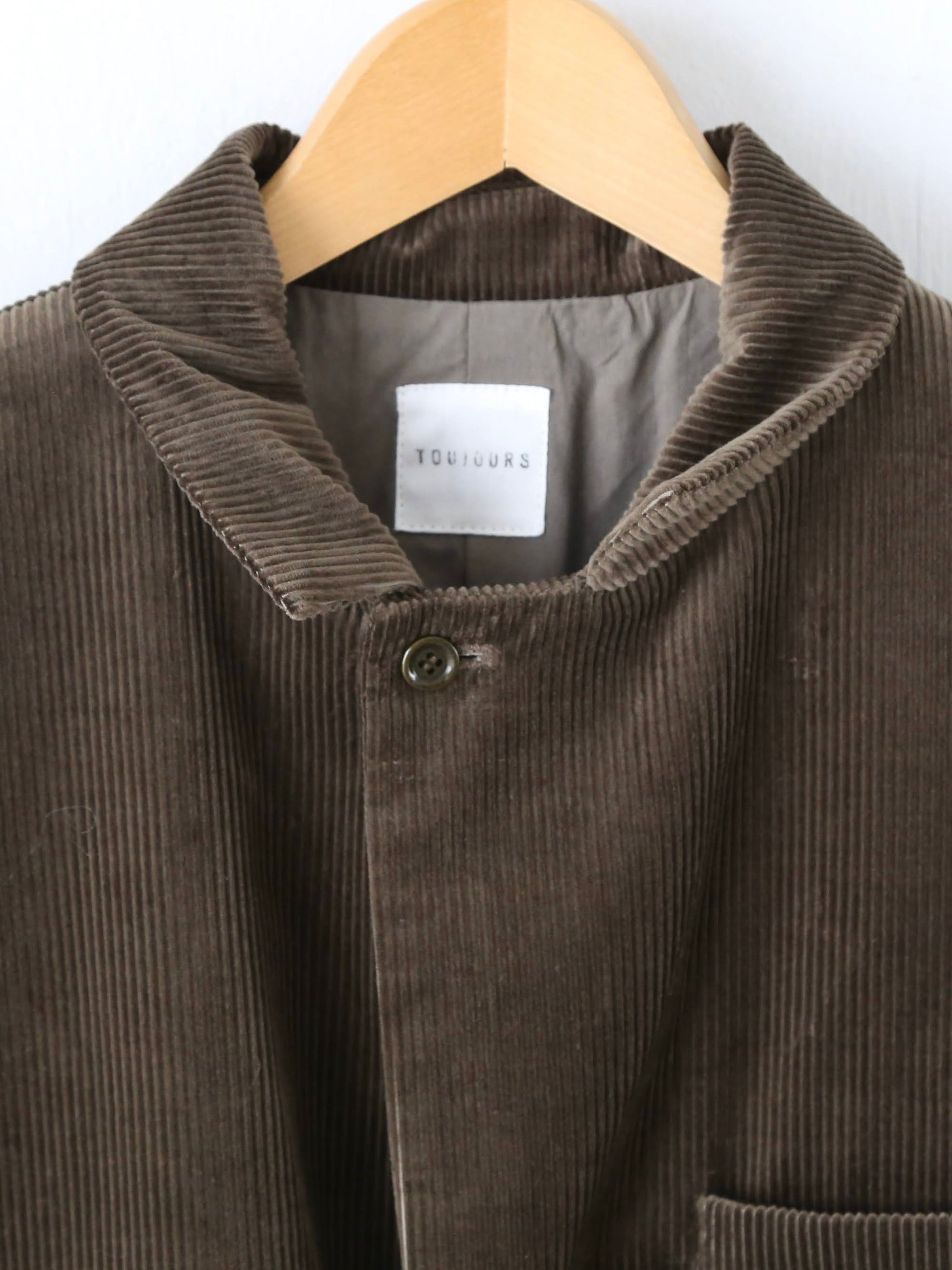 TOUJOURS オーバーサイズ1＋2ボタンサックジャケット [TM43RJ01]