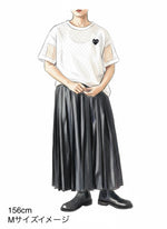 画像をギャラリービューアに読み込む, PLAY COMME des GARCONS メッシュTシャツ-ホワイト（ブラックハート） [AX-T532-051]
