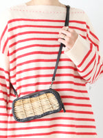 画像をギャラリービューアに読み込む, ebagos 籐付き長財布 牛ソフト  [35634]　
