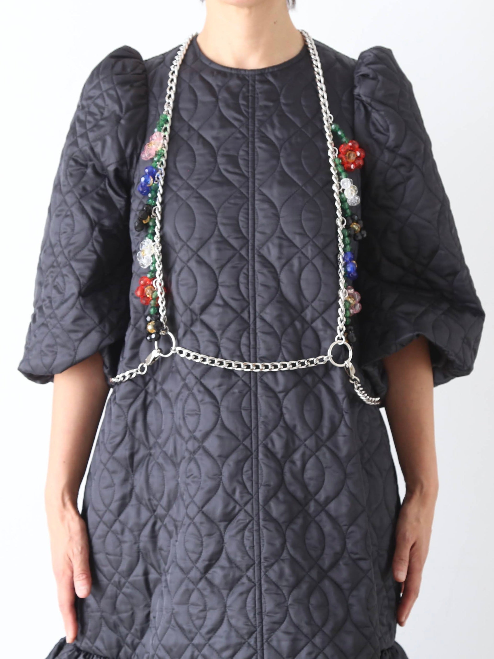 noir kei ninomiya ビーズ×チェーンハーネス [3P-V019-051]