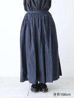 画像をギャラリービューアに読み込む, TOUJOURS ランダムプリーテッドマキシスカート [TM42BK04]
