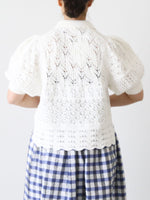 画像をギャラリービューアに読み込む, tao  綿透かし柄MIXニット [TQ-N014-051]
