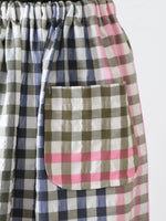 画像をギャラリービューアに読み込む, tao エステル綿ギンガムチェックスカート [TQ-S009-051]

