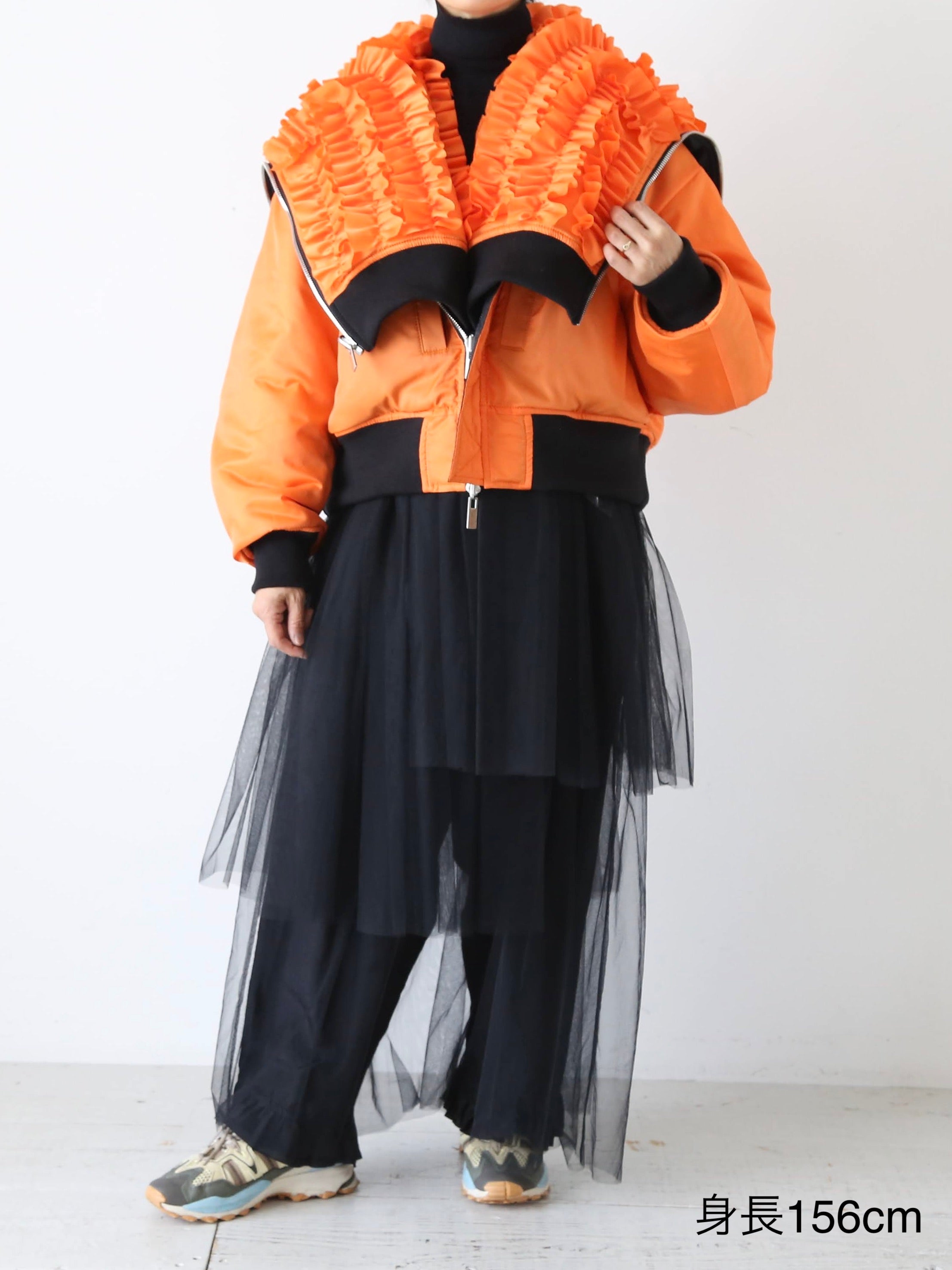 noir kei ninomiya ナイロンツイルジャケット [3P-J013-051]