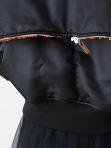 noir kei ninomiya ナイロンツイル ジャケット MA-1 リバーシブル