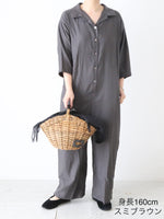 画像をギャラリービューアに読み込む, ayanoguchiaya オープンカラーつなぎ [dress.88]
