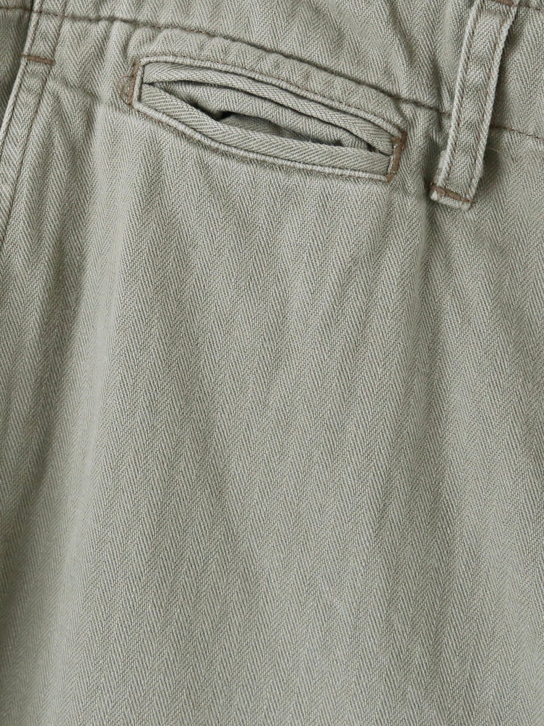 chimala ヘリンボーンUSアーミーデニムオフィサートラウザー [CS40-MP15B/S]