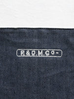 画像をギャラリービューアに読み込む, R&amp;D.M.Co- R&amp;D.M.Co-リネンデニムポーチ(L) [4702]
