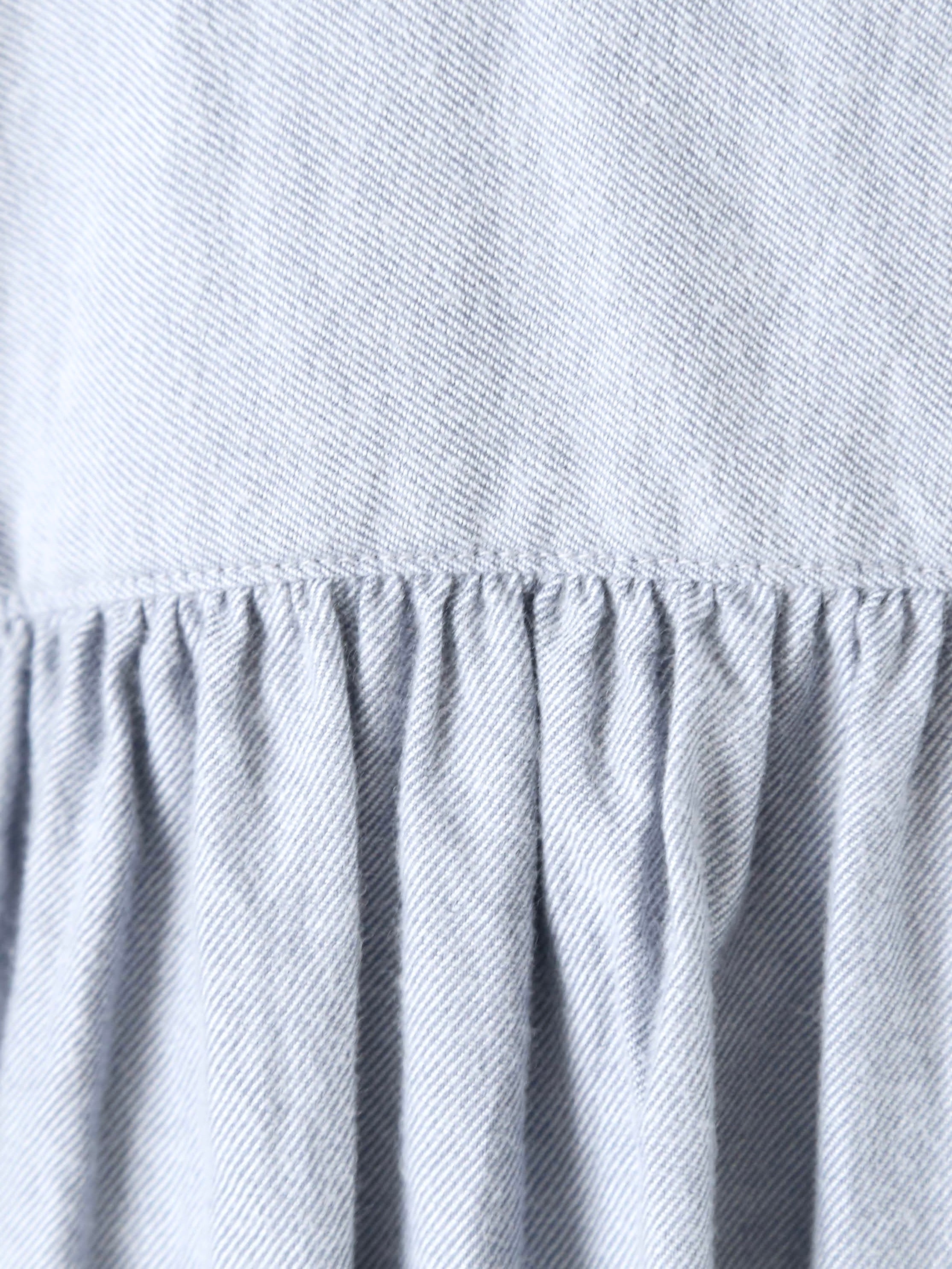 TOUJOURS バンドカラーバックギャザーシャツ [IM43LS03]