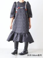 画像をギャラリービューアに読み込む, noir kei ninomiya ビーズ×チェーンハーネス [3P-V018-051]
