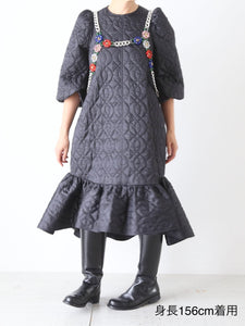 noir kei ninomiya ビーズ×チェーン ハーネス お花モチーフ – CREER
