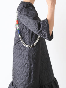 noir kei ninomiya ビーズ×チェーン ハーネス お花モチーフ – CREER