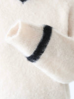 画像をギャラリービューアに読み込む, R&amp;D.M.Co- モヘアクリケットセーター [7827]
