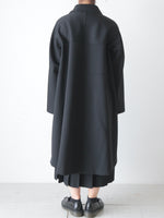 画像をギャラリービューアに読み込む, tao ウールギャバ後染めコート [TC-C101-051]
