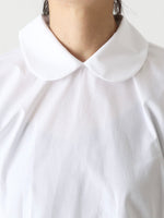 画像をギャラリービューアに読み込む, tao 綿ブロードブラウス(襟) [TP-B017-051]
