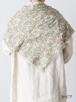 画像をギャラリービューアに読み込む, R&amp;D.M.Co- ワイルドベリーフィールドガーゼショール [7885]
