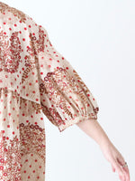 画像をギャラリービューアに読み込む, tao ナイロンタフタプリントワンピース Fumi Imamura [TQ-O004-051]
