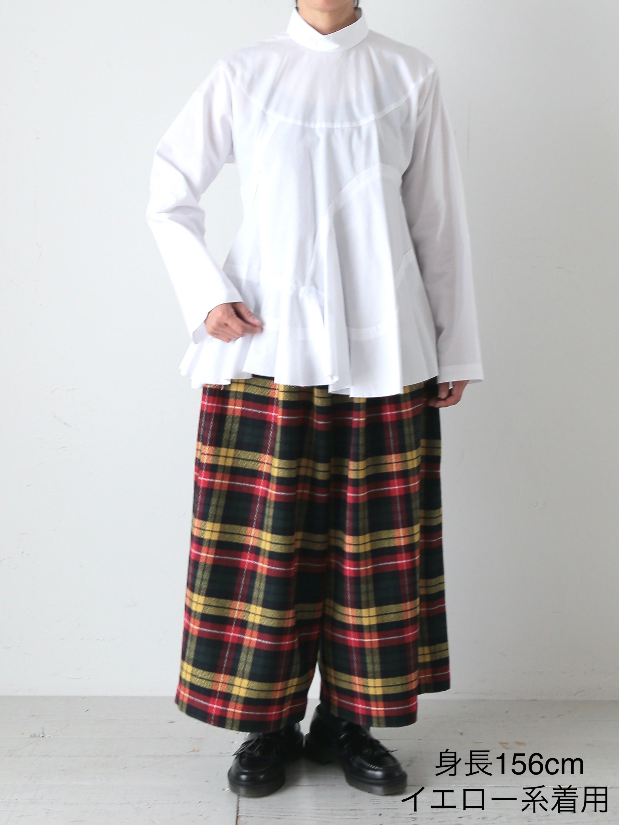 tao タータンチェック先染めパンツ [TP-P010-051]