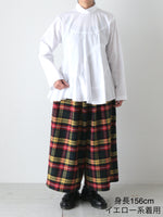 画像をギャラリービューアに読み込む, tao タータンチェック先染めパンツ [TP-P010-051]
