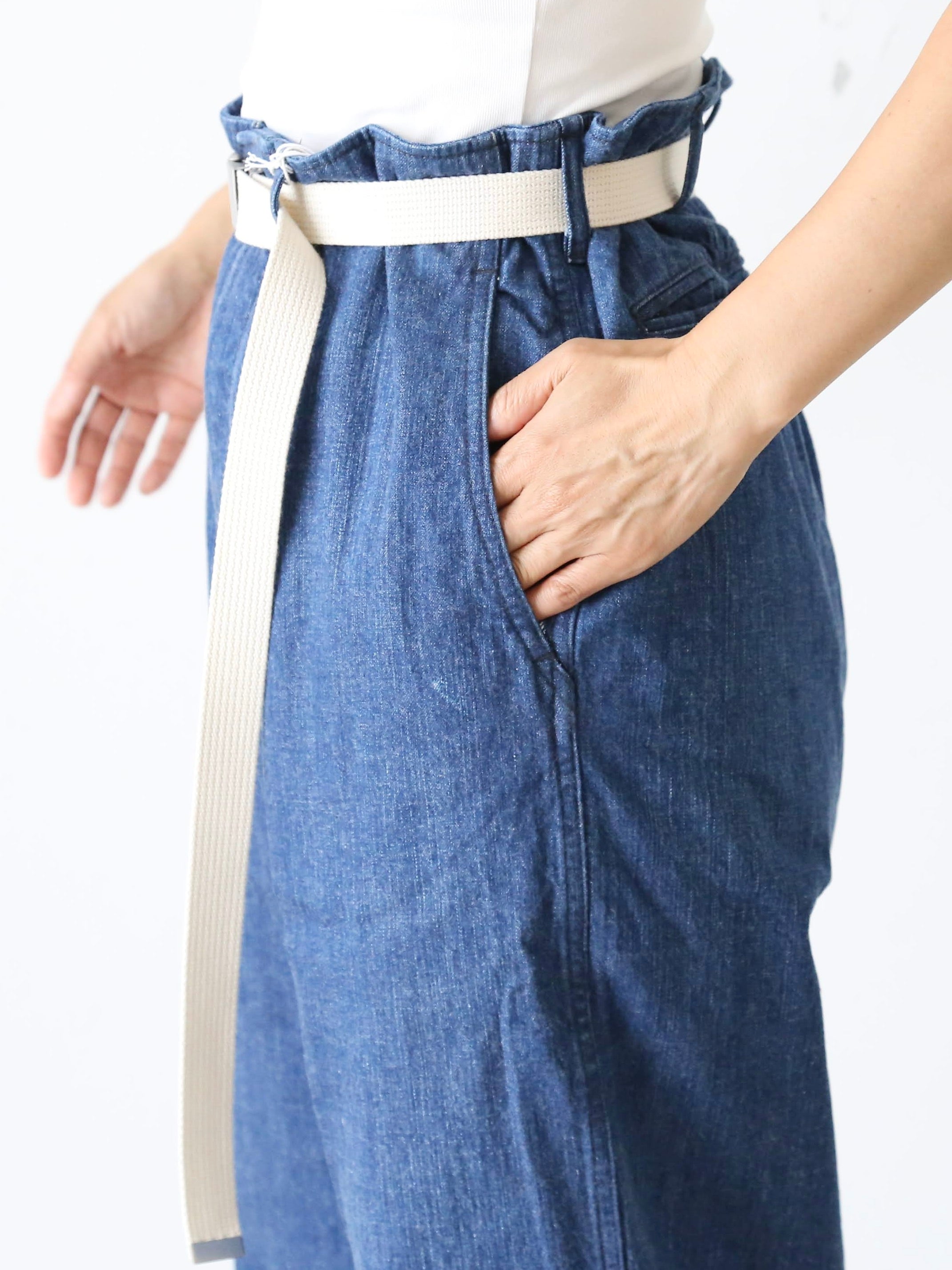 chimala USアーミーデニムオフィサートラウザー(ショート)[CS40-MP15A/S]