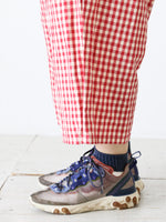 画像をギャラリービューアに読み込む, R&amp;D.M.Co- ギンガムチェックゴムパンツ [7608]
