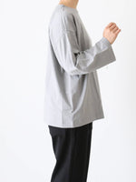 画像をギャラリービューアに読み込む, GICIPI クルーネックリラックスフィット9分袖カットソー (カノッキーア) [2406P]
