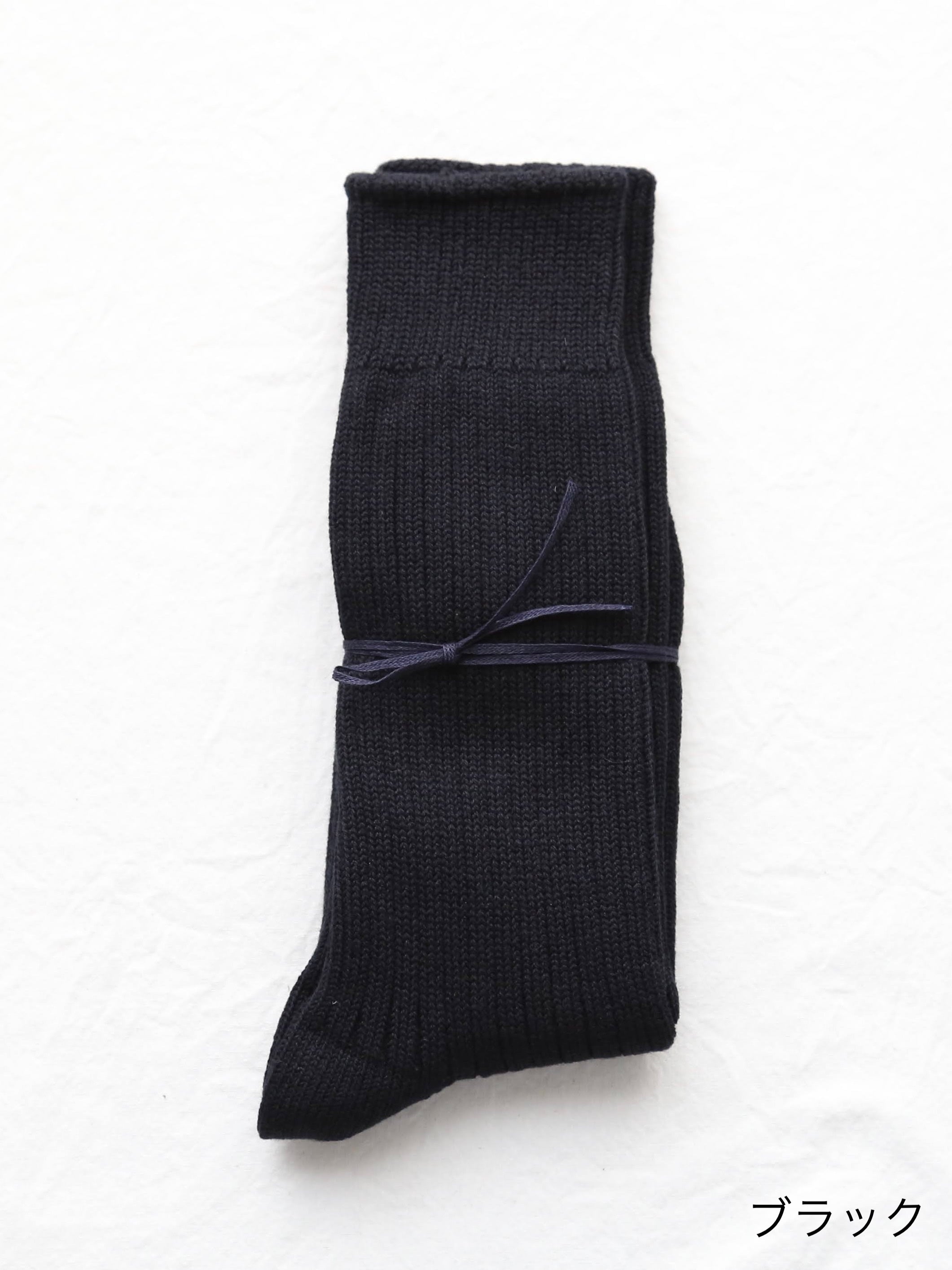 TOUJOURS ファインコットンリブソックス [UM43XA01]