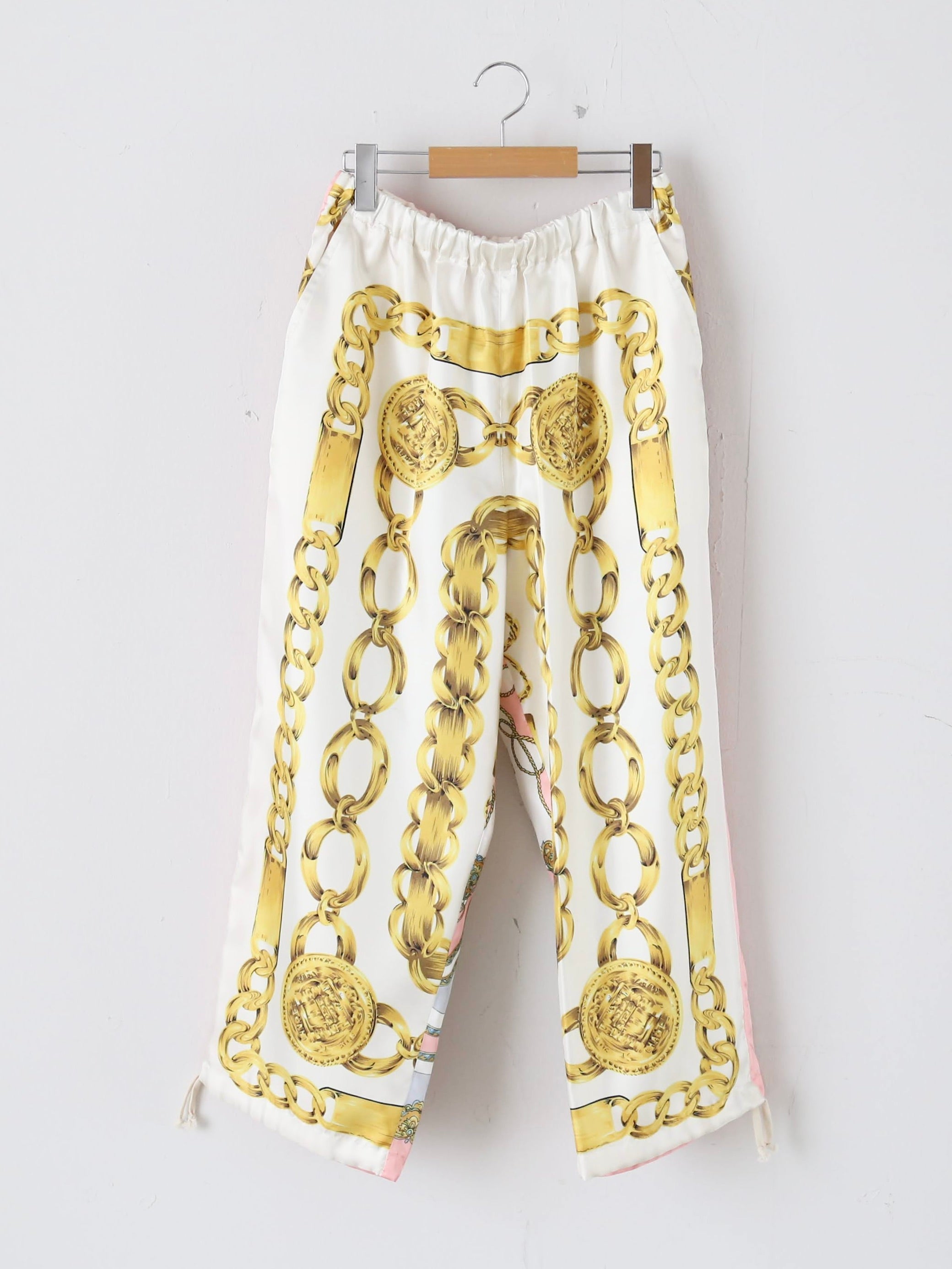 tao エステルスカーフ柄プリントMIXパンツ C柄 [TP-P006-051-C]