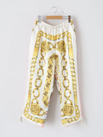 画像をギャラリービューアに読み込む, tao エステルスカーフ柄プリントMIXパンツ C柄 [TP-P006-051-C]
