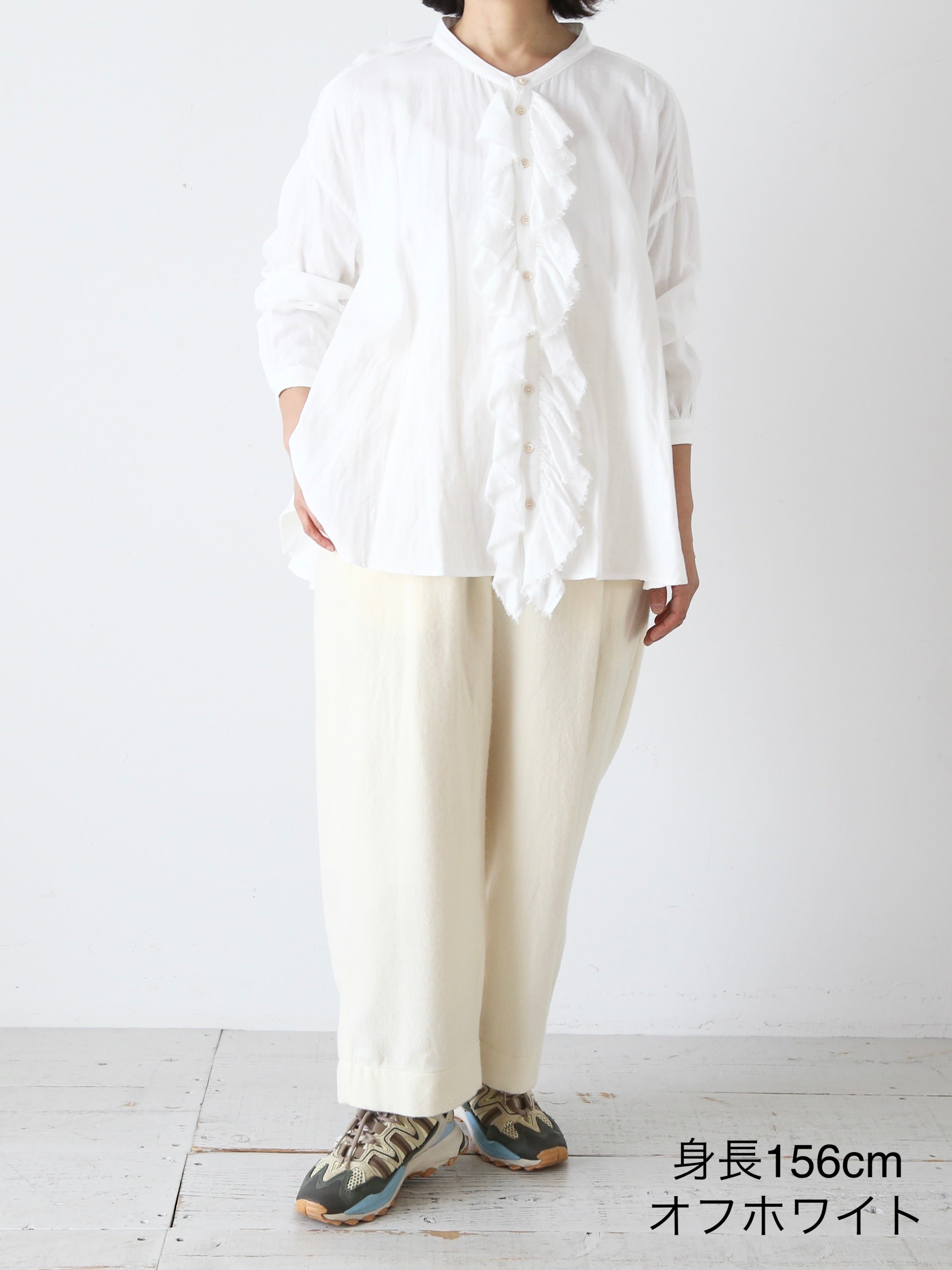 suzuki takayuki ラッフルブラウス [A261-16]