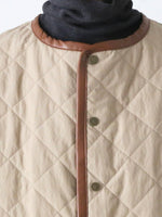 画像をギャラリービューアに読み込む, R&amp;D.M.Co- ウォータープルーフキルティングロングコート [7729]
