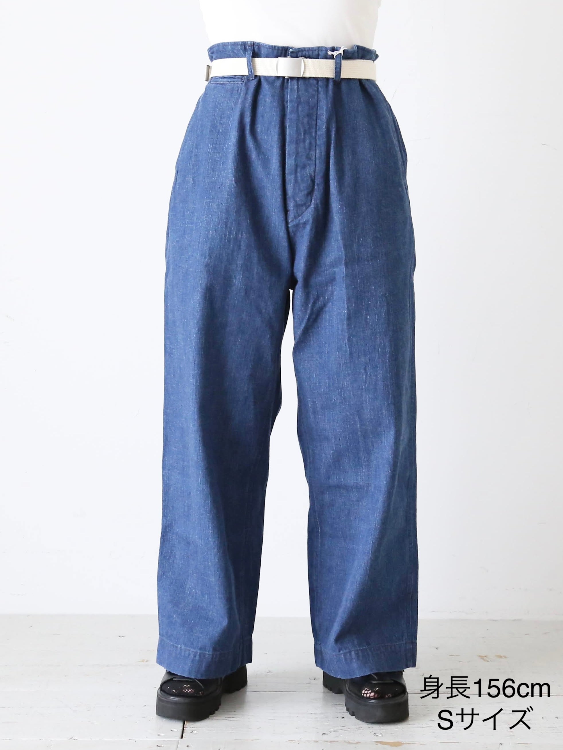 chimala USアーミーデニムオフィサートラウザー(ショート)[CS40-MP15A/S]