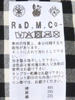 画像をギャラリービューアに読み込む, R&amp;D.M.Co- ギンガムチェックドローストリングバッグ(S) [7620]
