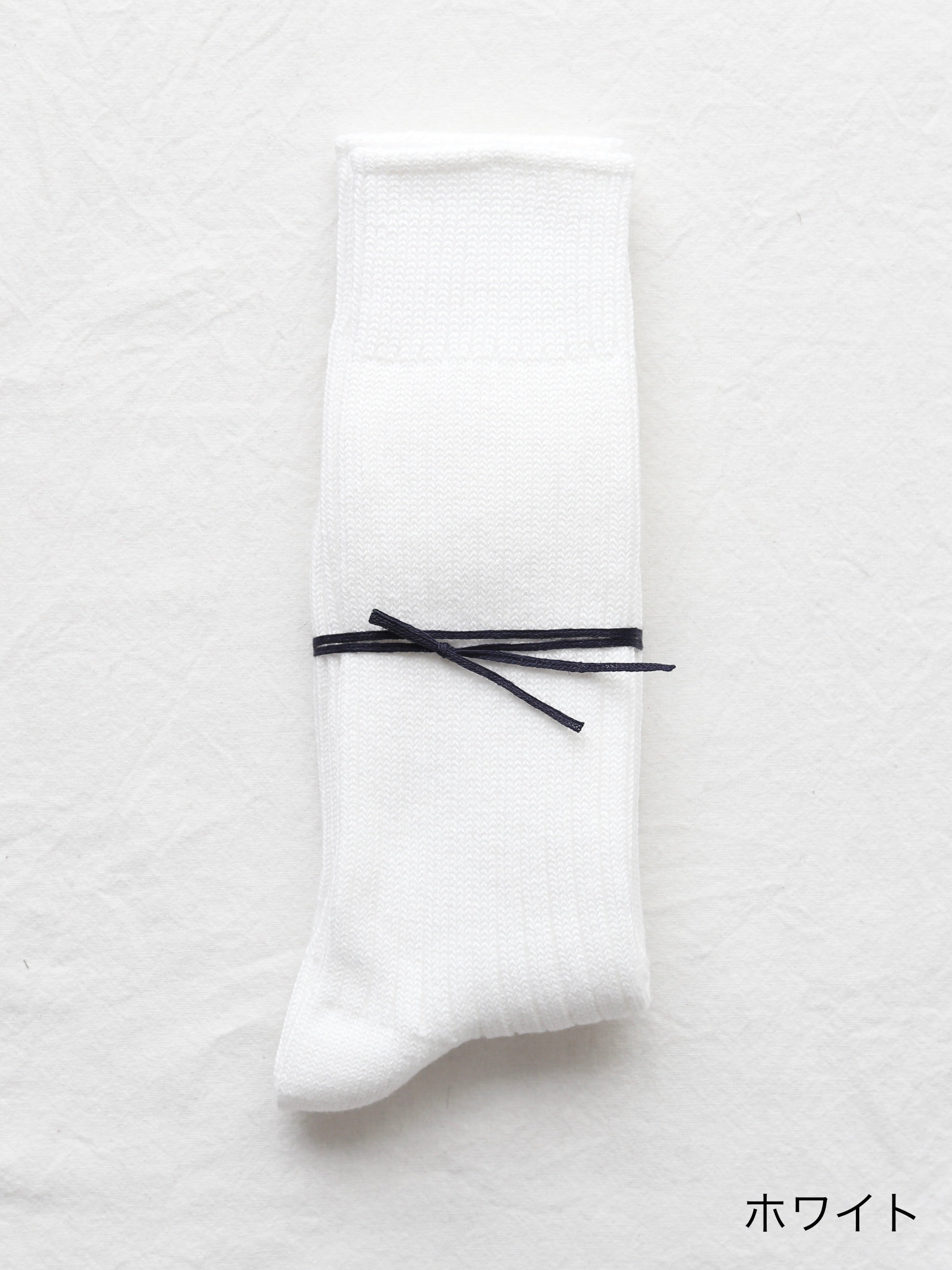 TOUJOURS ファインコットンリブソックス [UM43XA01]